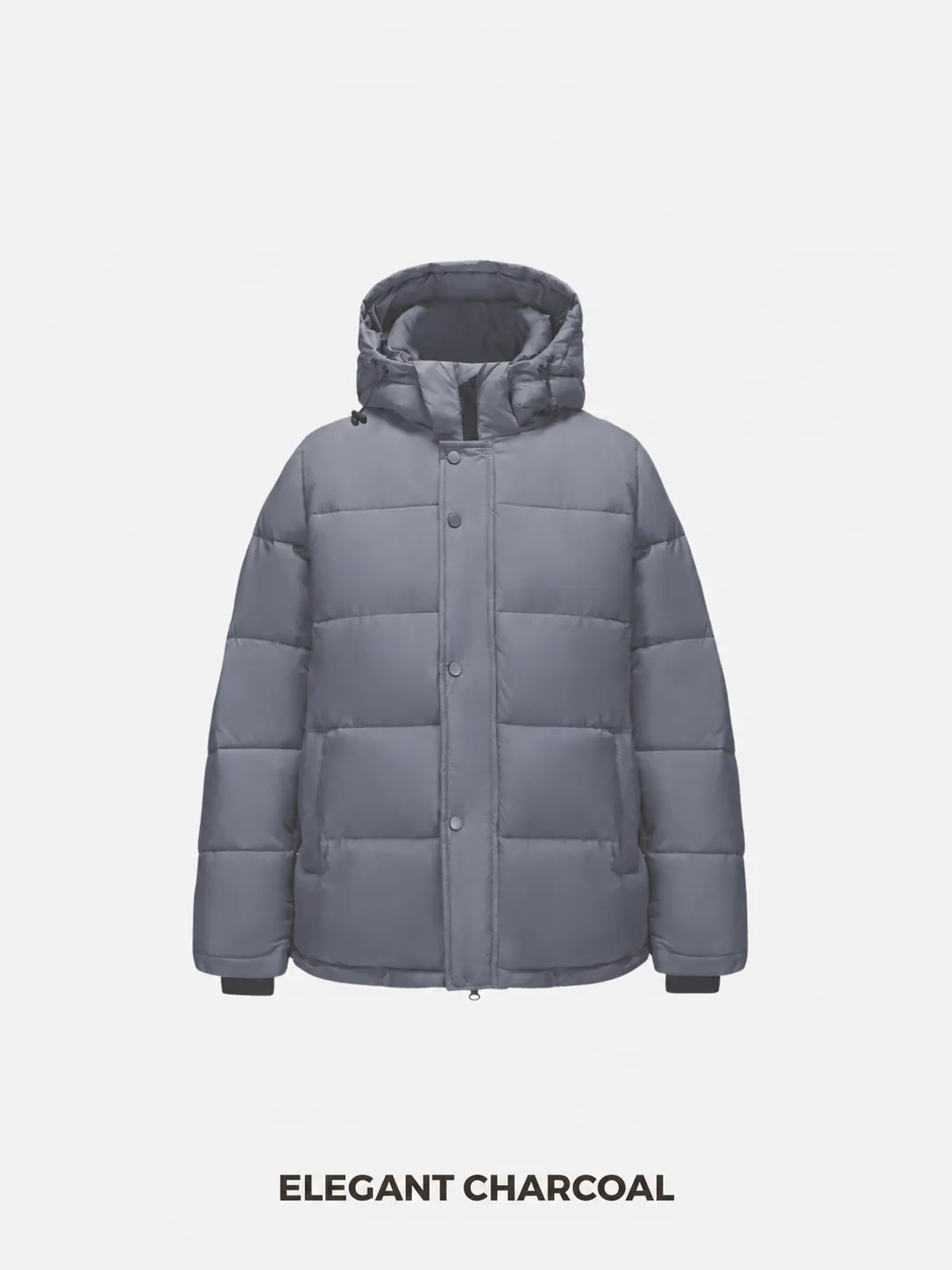 Men's Detachable-Hooded Puffer Jacket