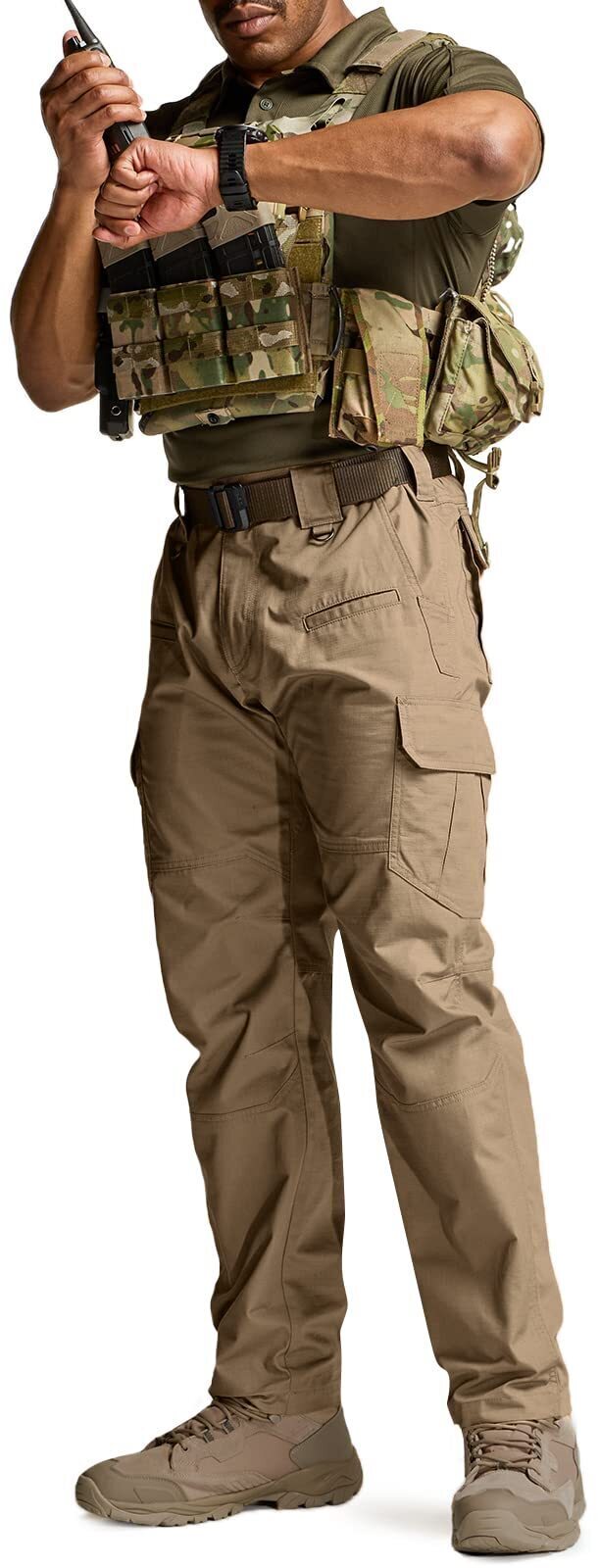 Last Day Sale 🔥Men's Tactical Pants, Water-Repellent Ripstop Cargo Pants