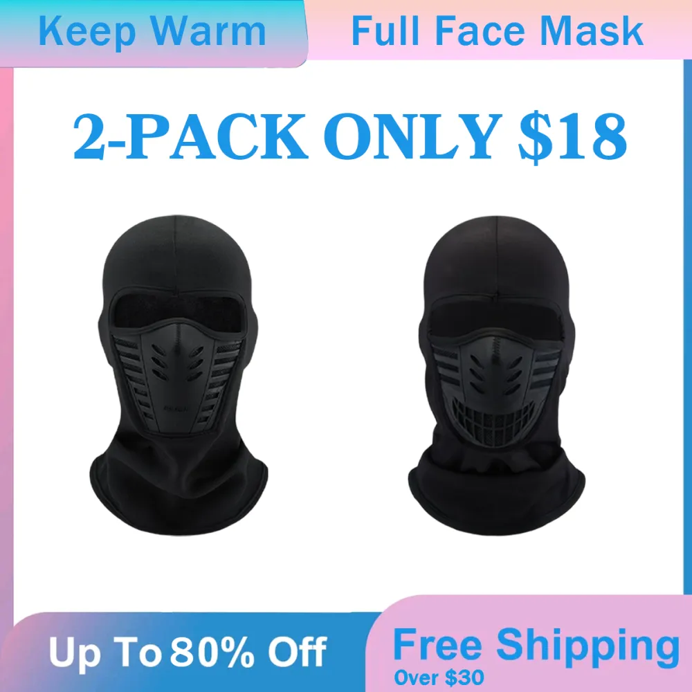 Winter Rider Warm Anti-Haze Balaclava Full Face Mask