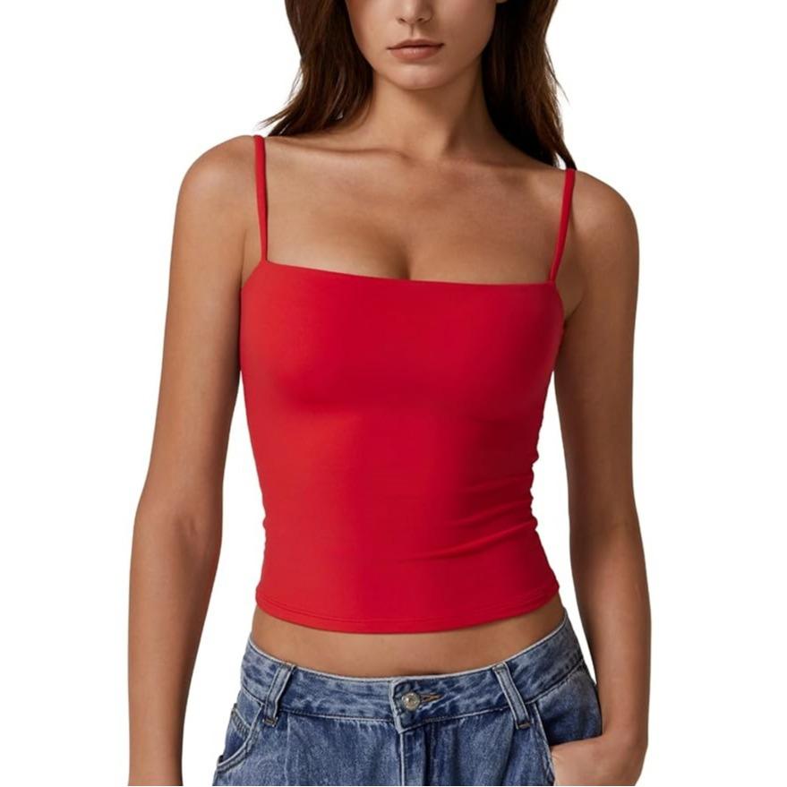 ⚡FINAL SALE⚡-Women's Double-Layer Basic Tank Top