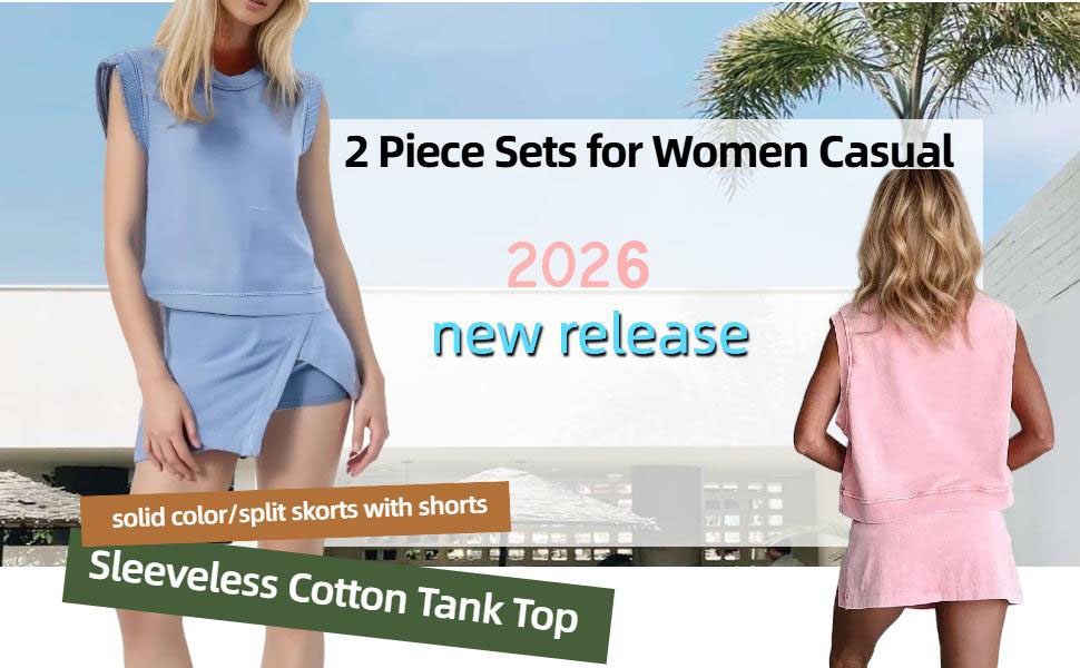 🔥Last day promotion🔥Women's Travel Outfits Summer Lounge Set Two Pieces
