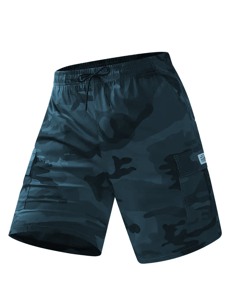 🔥7 Pack- Men's Solid / Camo Print Cargo Shorts