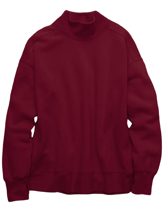 🔥 6-Color 6-Set - $26.9 Today 🔥Cloud Fleece Oversized Mockneck Sweatshirt+Barrel Sweatpant Matching Sets