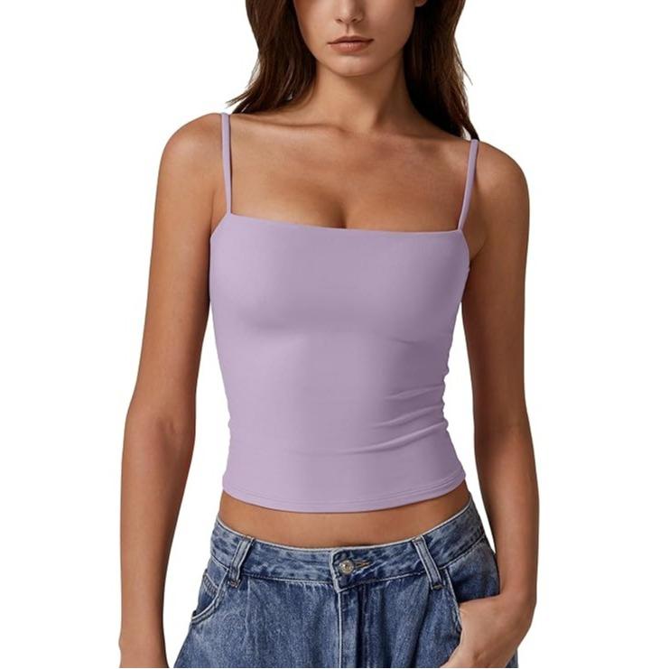 ⚡FINAL SALE⚡-Women's Double-Layer Basic Tank Top