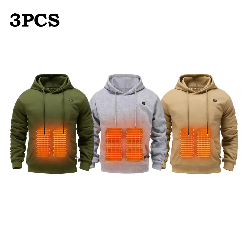 Men's Smart Heated Hoodie (Equipped with a Charging Battery)