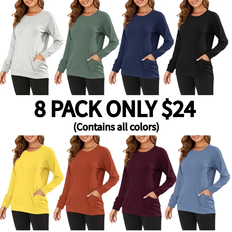 Women's Long-Sleeve Lightweight Sweatshirt