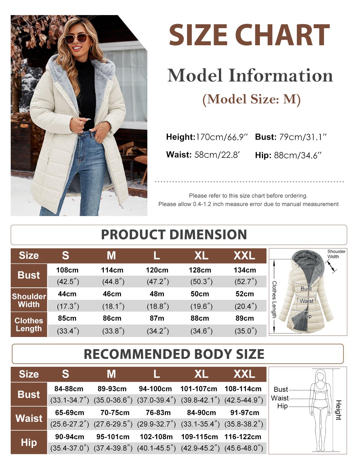 Women's fleece-lined hooded winter coat detail 7