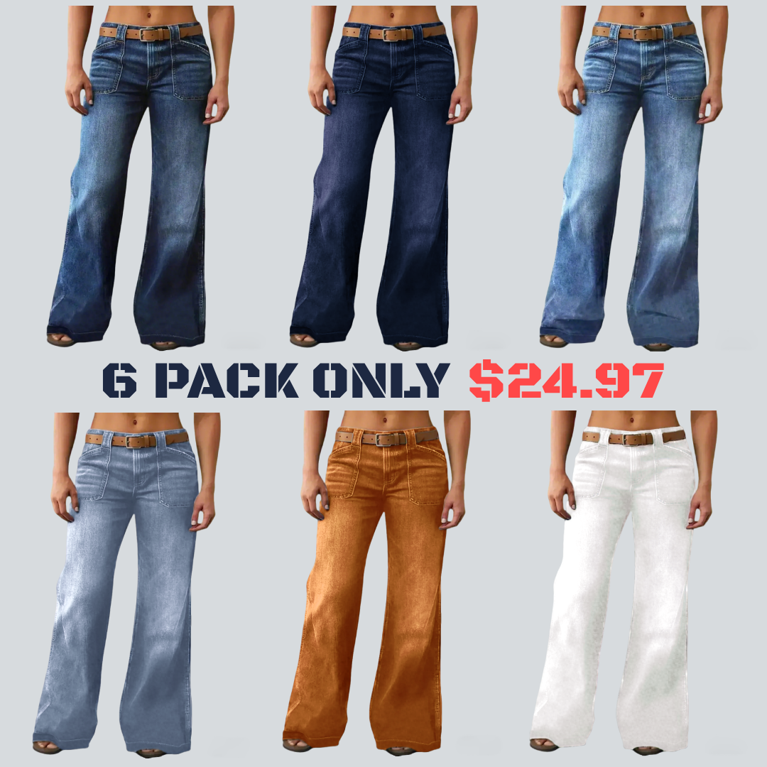 ⚡FINAL SALE⚡- Women's Loose Straight Leg Denim Jeans