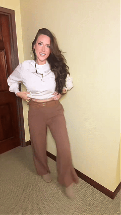 ⚡LAST 2 DAYS⚡- Women’s Casual High Waist Linen Wide Leg Trousers