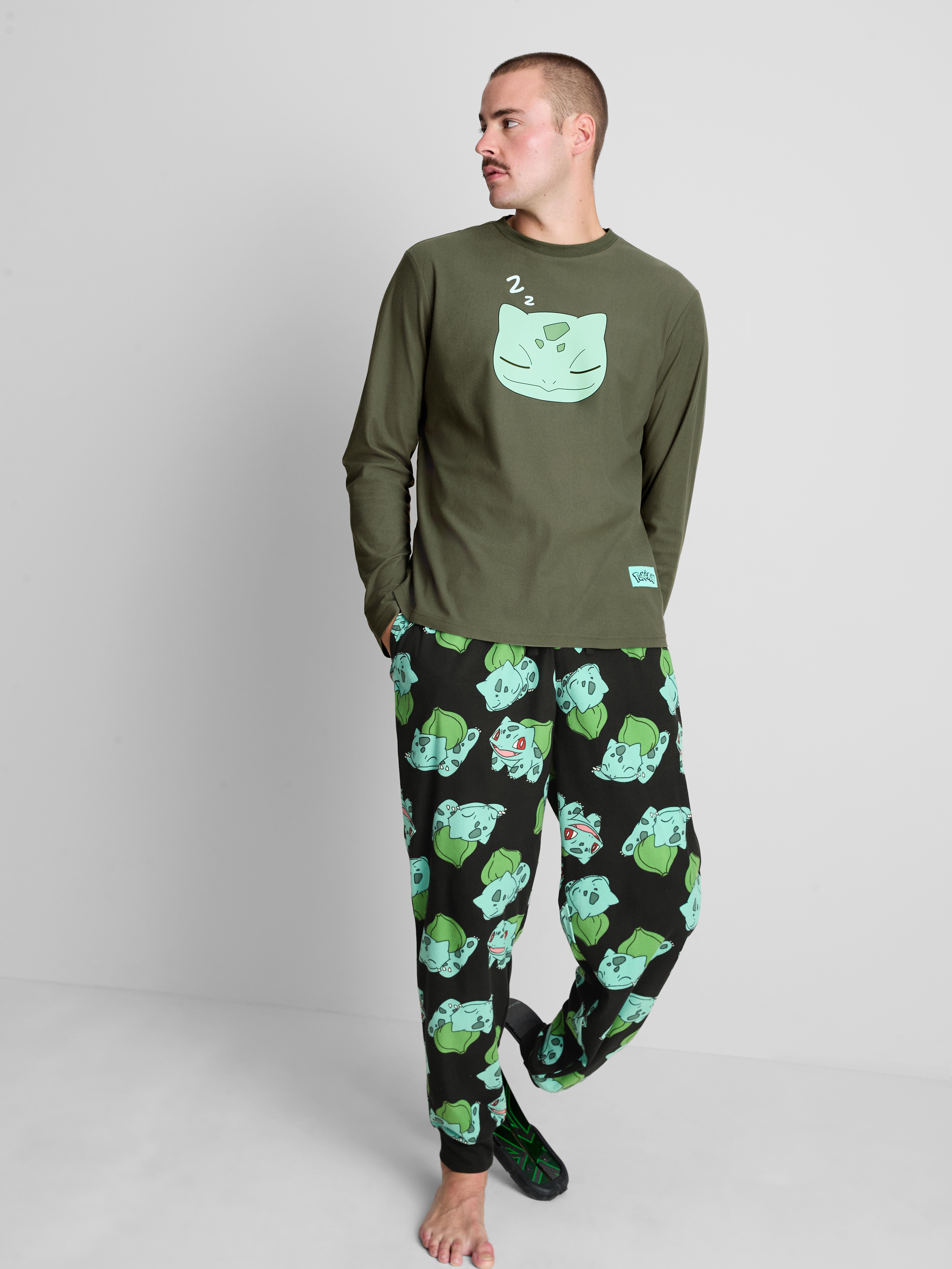 Pokémon Bulbasaur Long-Sleeve Pajamas