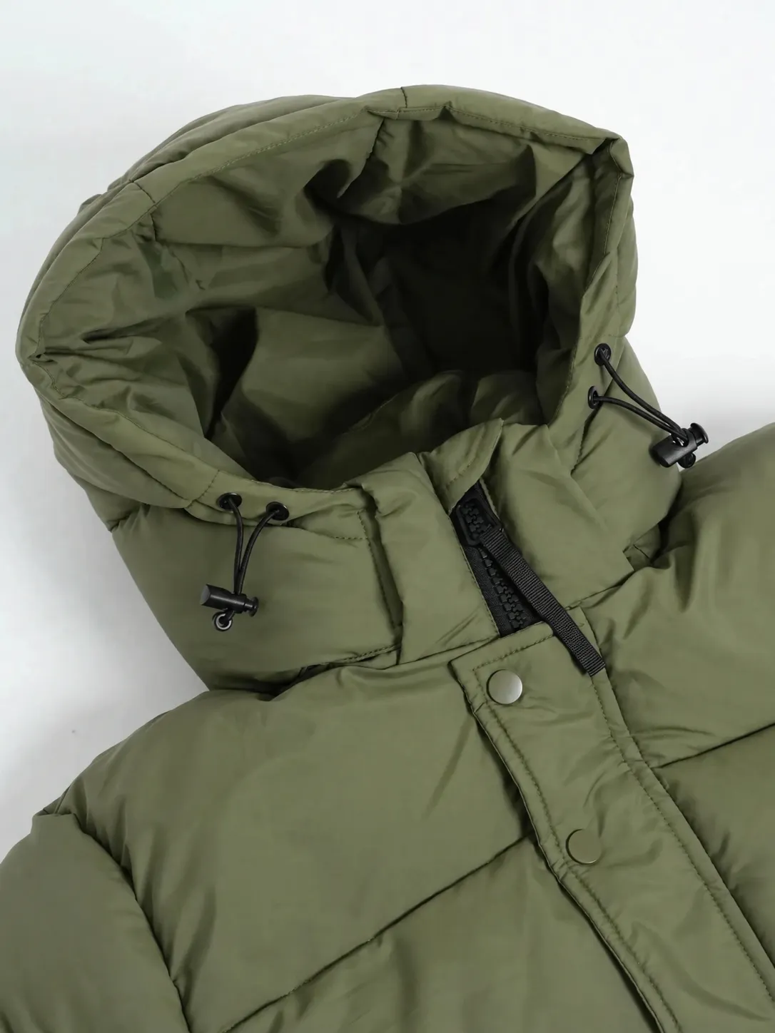 Men's Detachable-Hooded Puffer Jacket