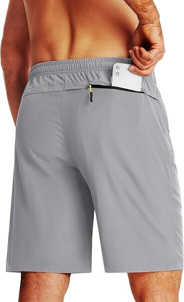 Men's workout running shorts(Pockets on both the front and back)