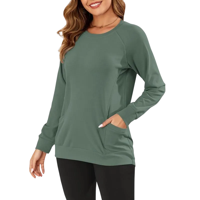 Women's Long-Sleeve Lightweight Sweatshirt