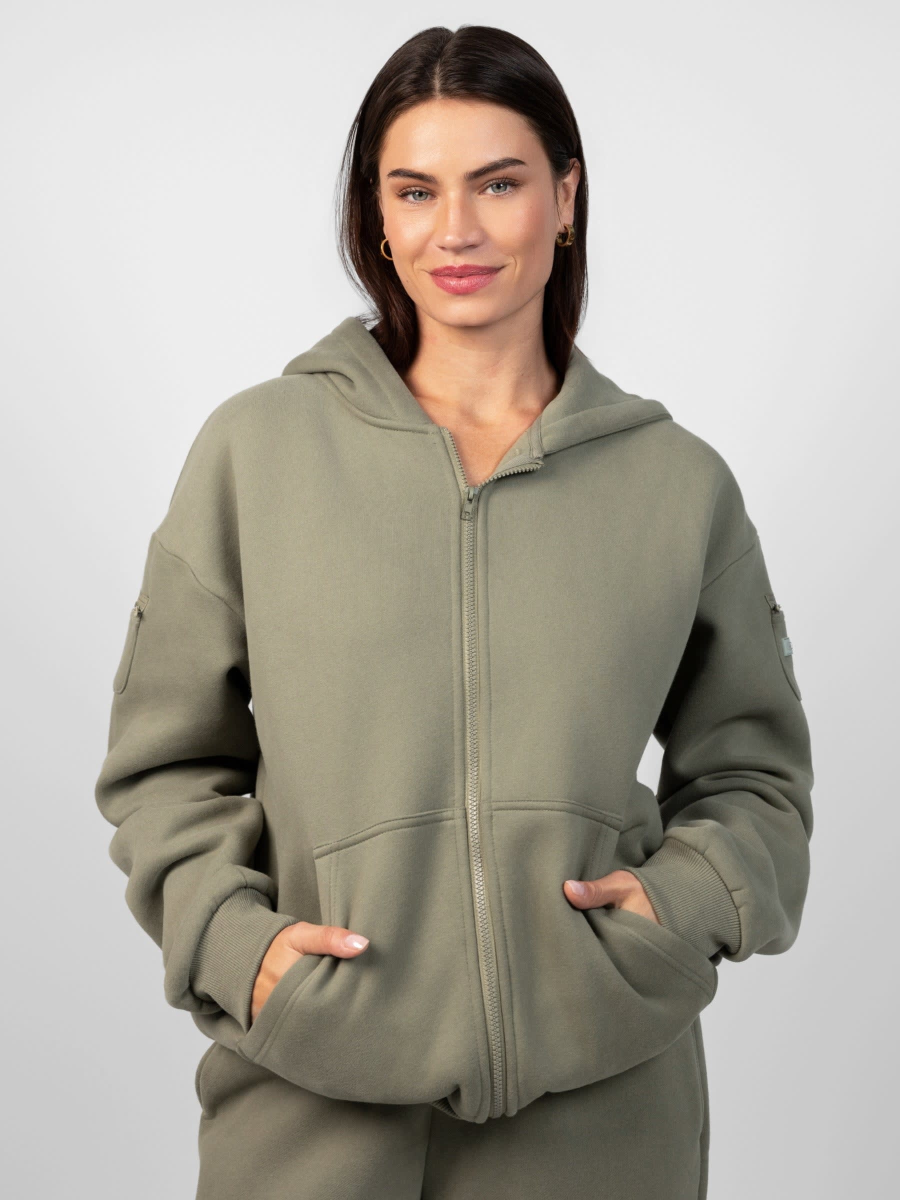 Travel Essentials Zip Up Hoodie