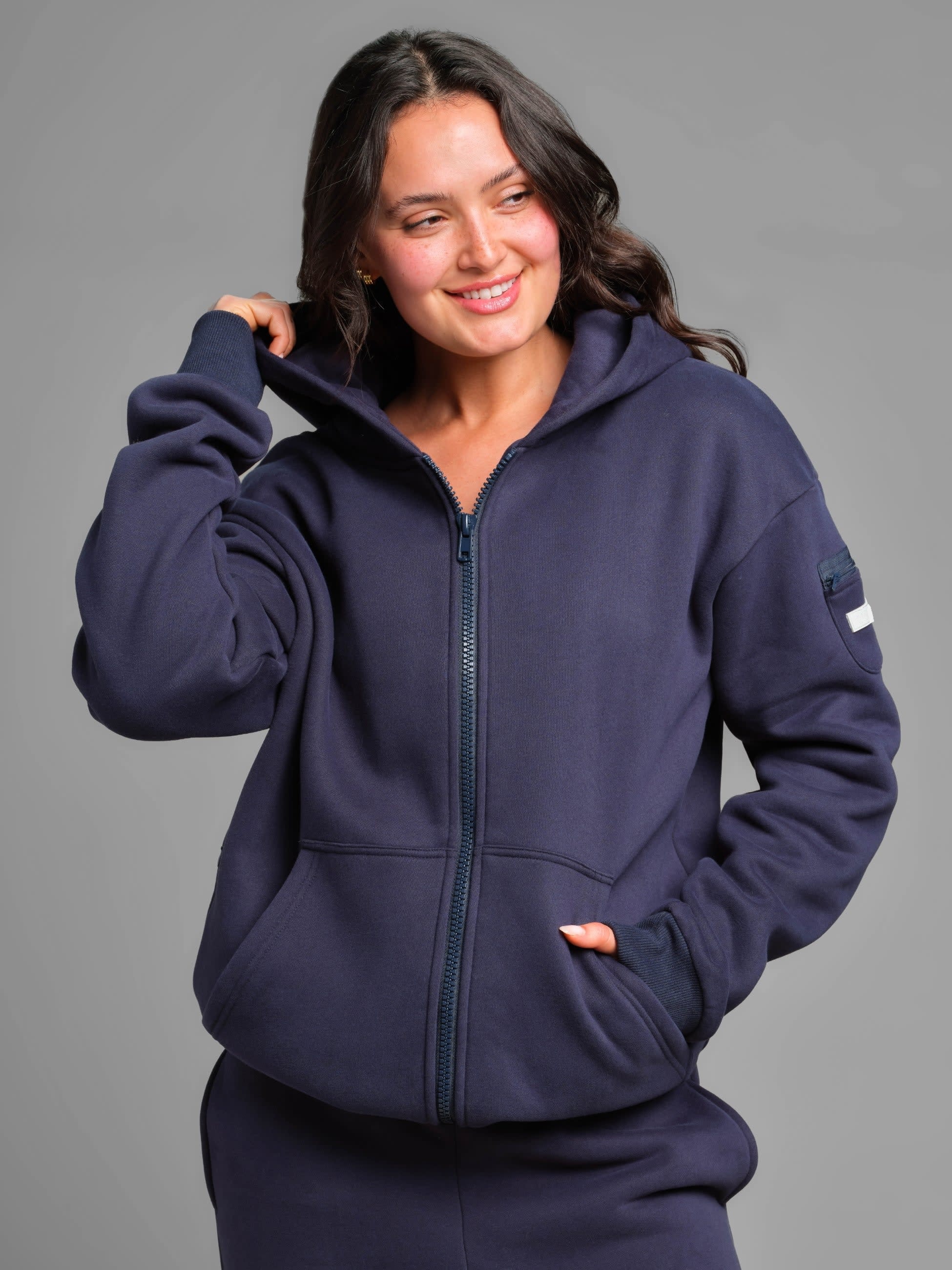 Travel Essentials Zip Up Hoodie