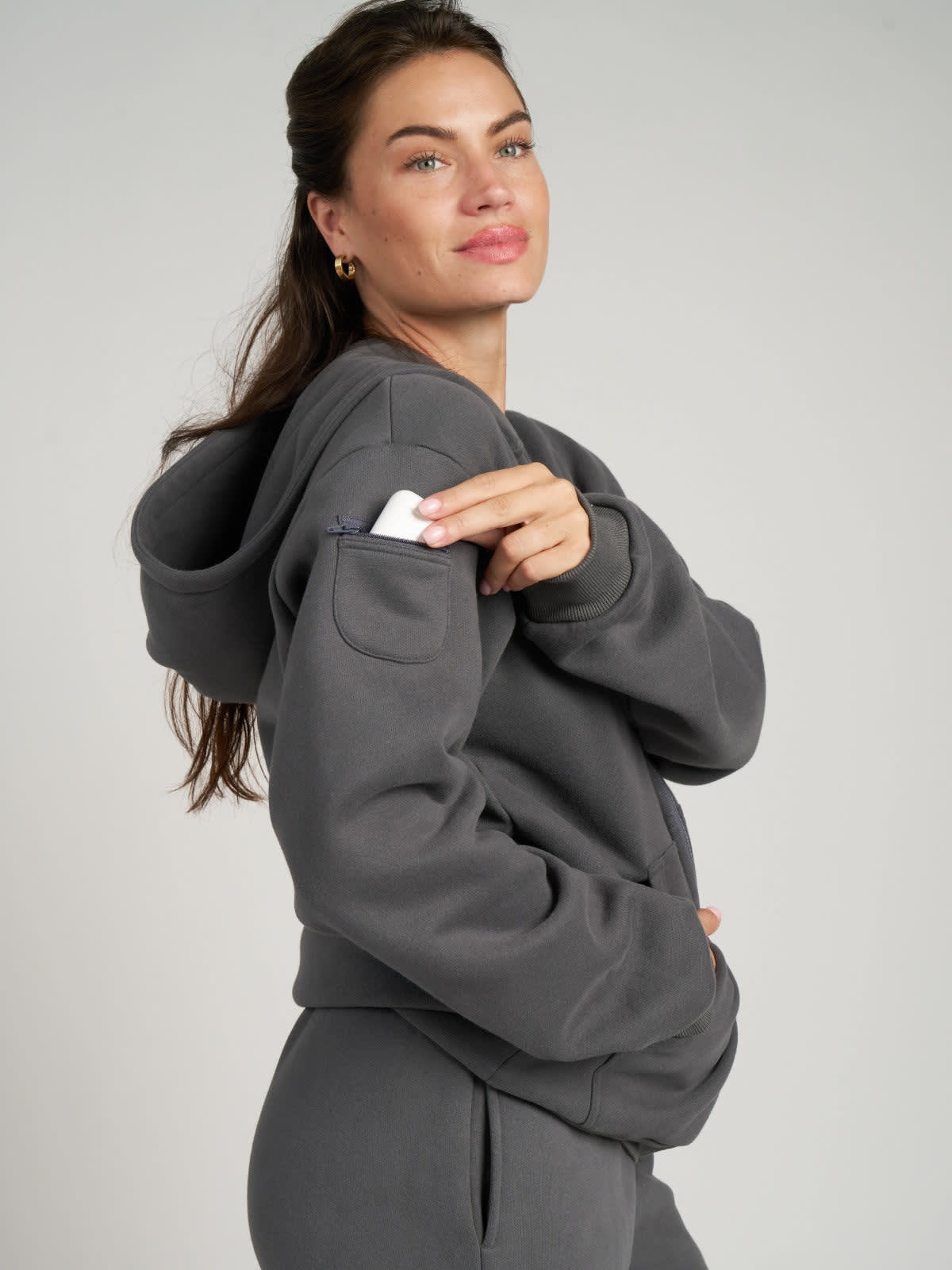 Travel Essentials Zip Up Hoodie