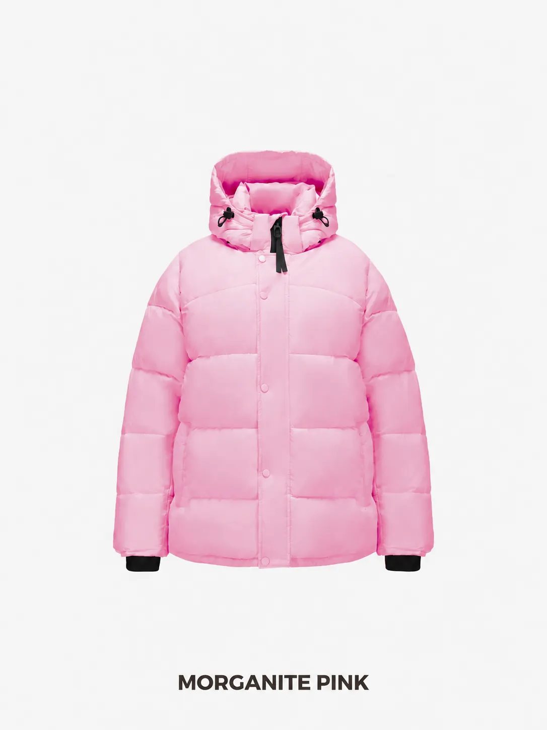 Detachable Hooded Regular Length Puffer Jacket