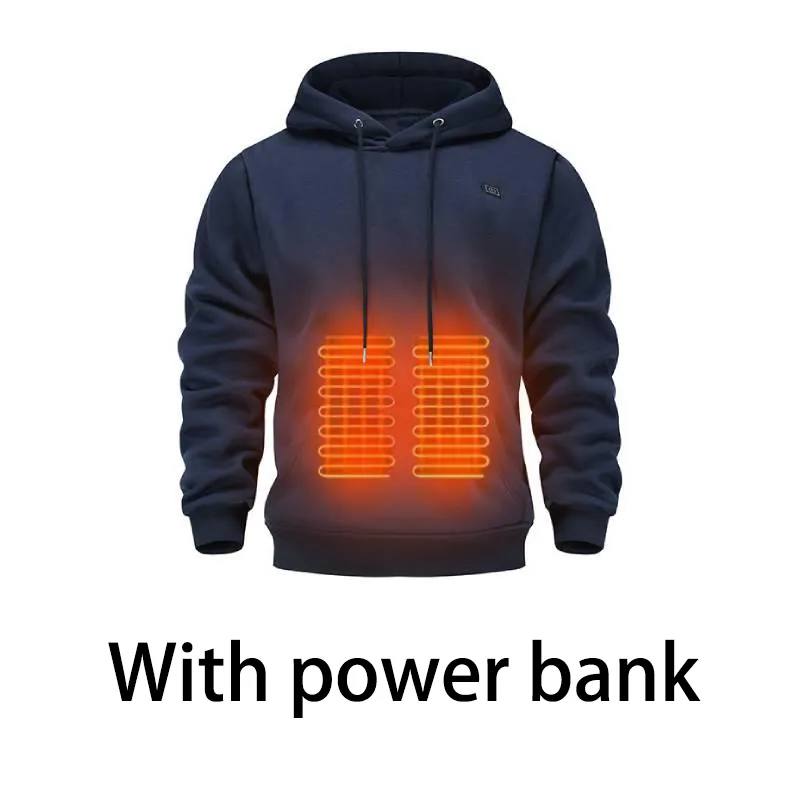 Men's Smart Heated Hoodie (Equipped with a Charging Battery)