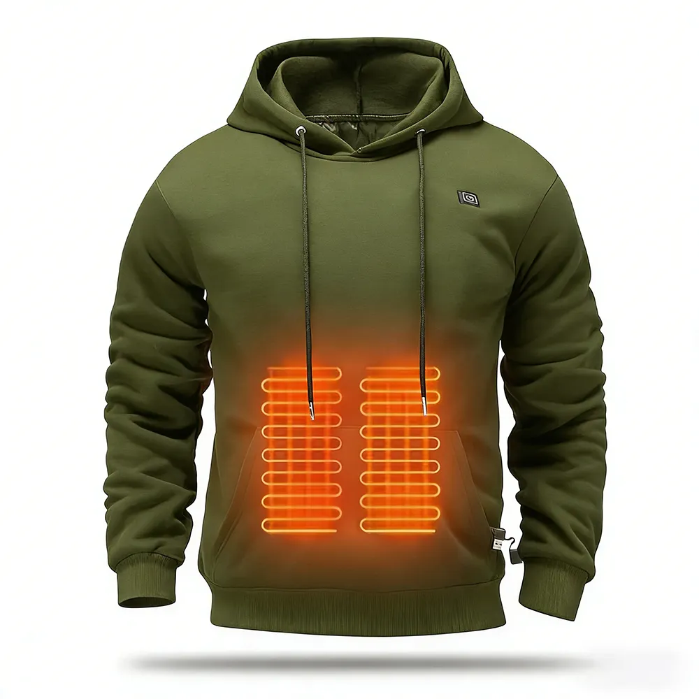Men's Smart Heated Hoodie (Equipped with a Charging Battery)