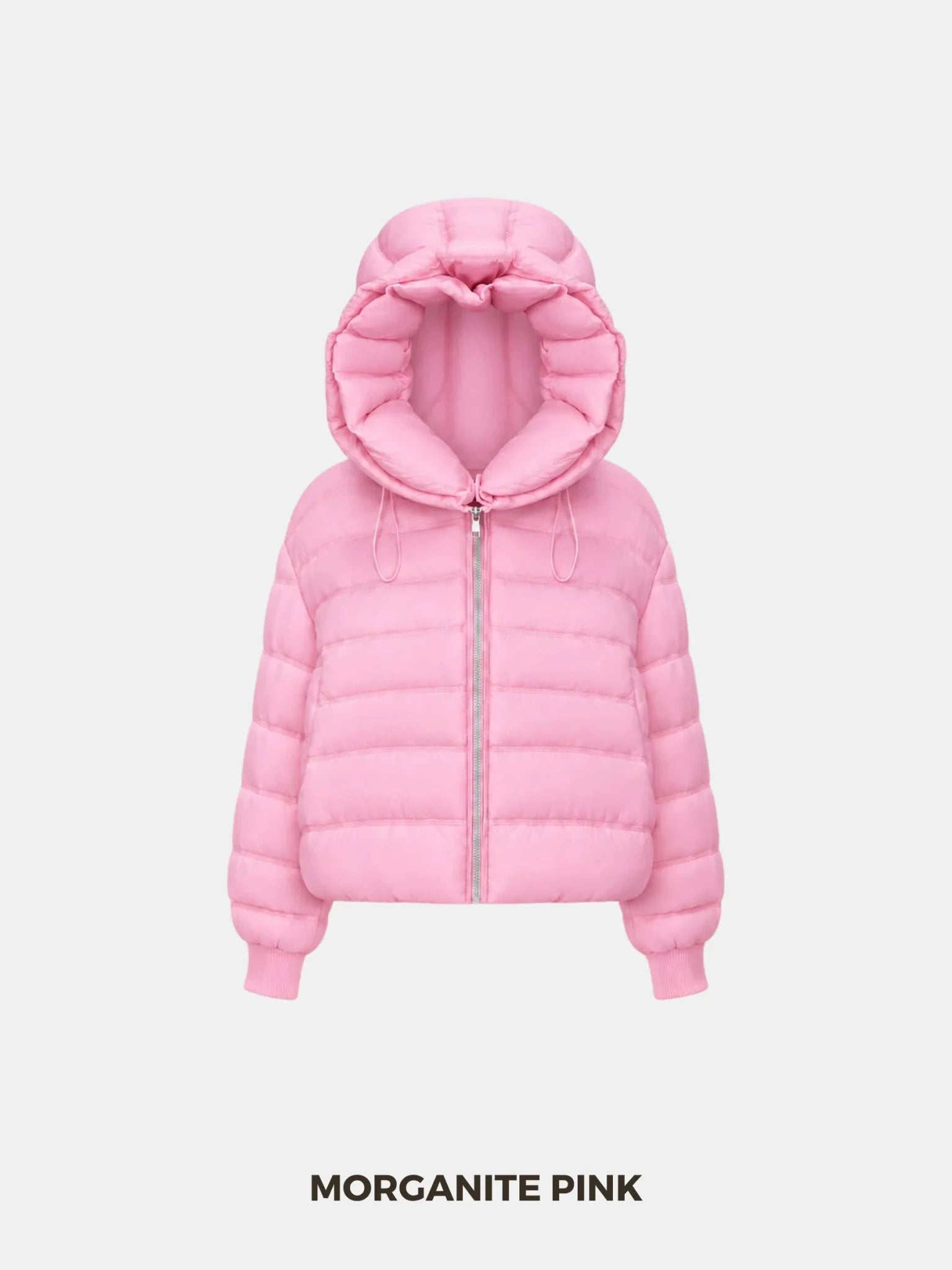 Oversized Hood Short Puffer Jacket