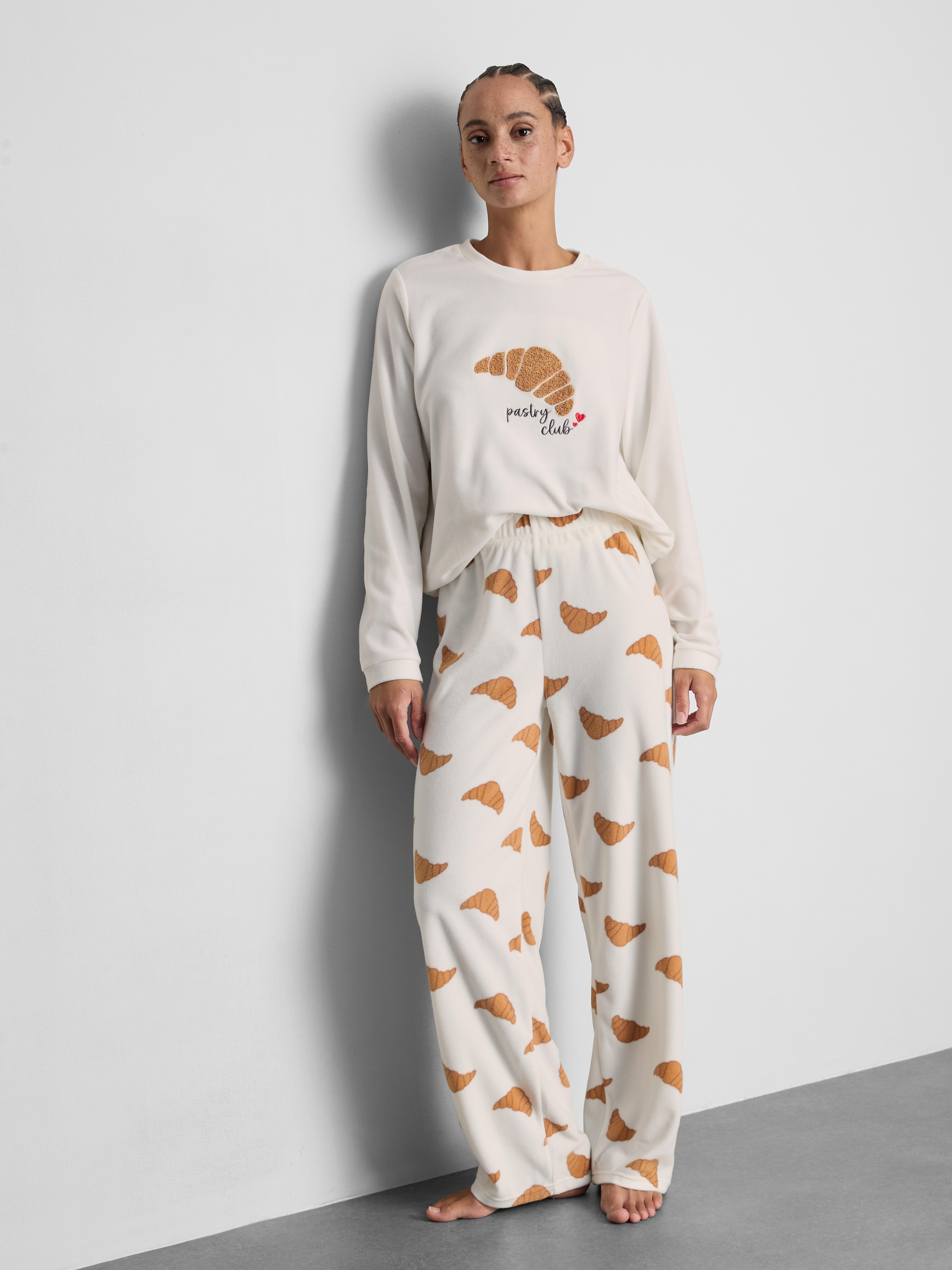 Microfleece Sweatshirt Pajamas