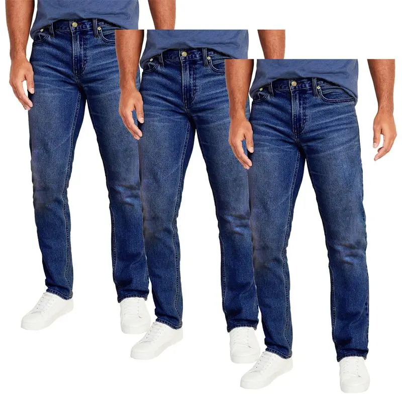 Men's 6-Pack Flex Stretch Slim Straight Jeans