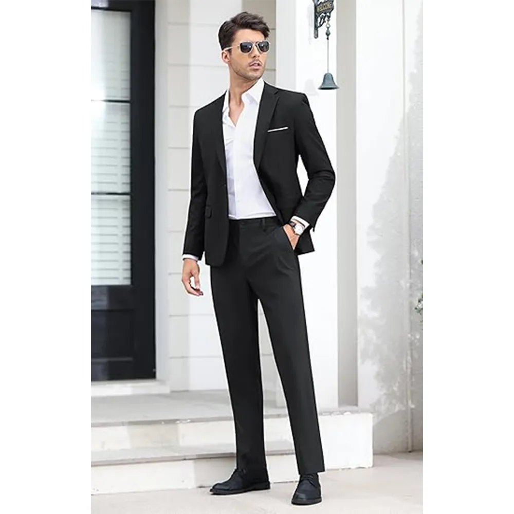 Men's Stretch Dress Pants No Iron Golf Pants Expandable