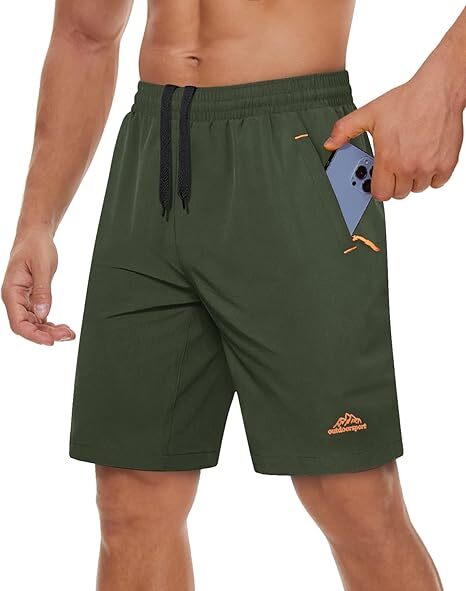 Men's workout running shorts(Pockets on both the front and back)