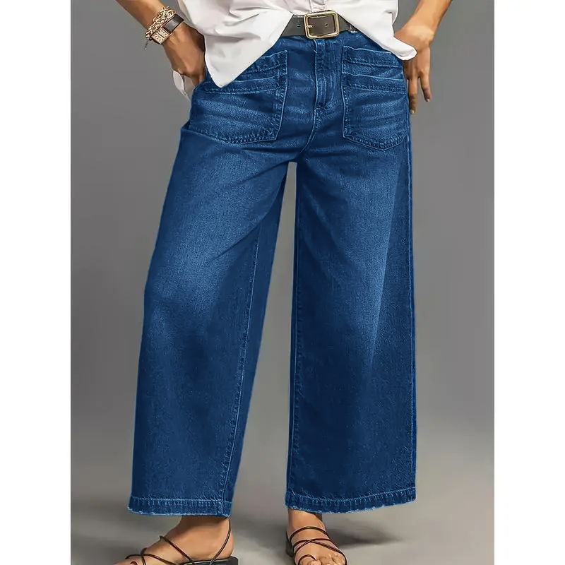 🔥Last Day Promotion - Women's High Waist Wide Leg Stretch Jeans