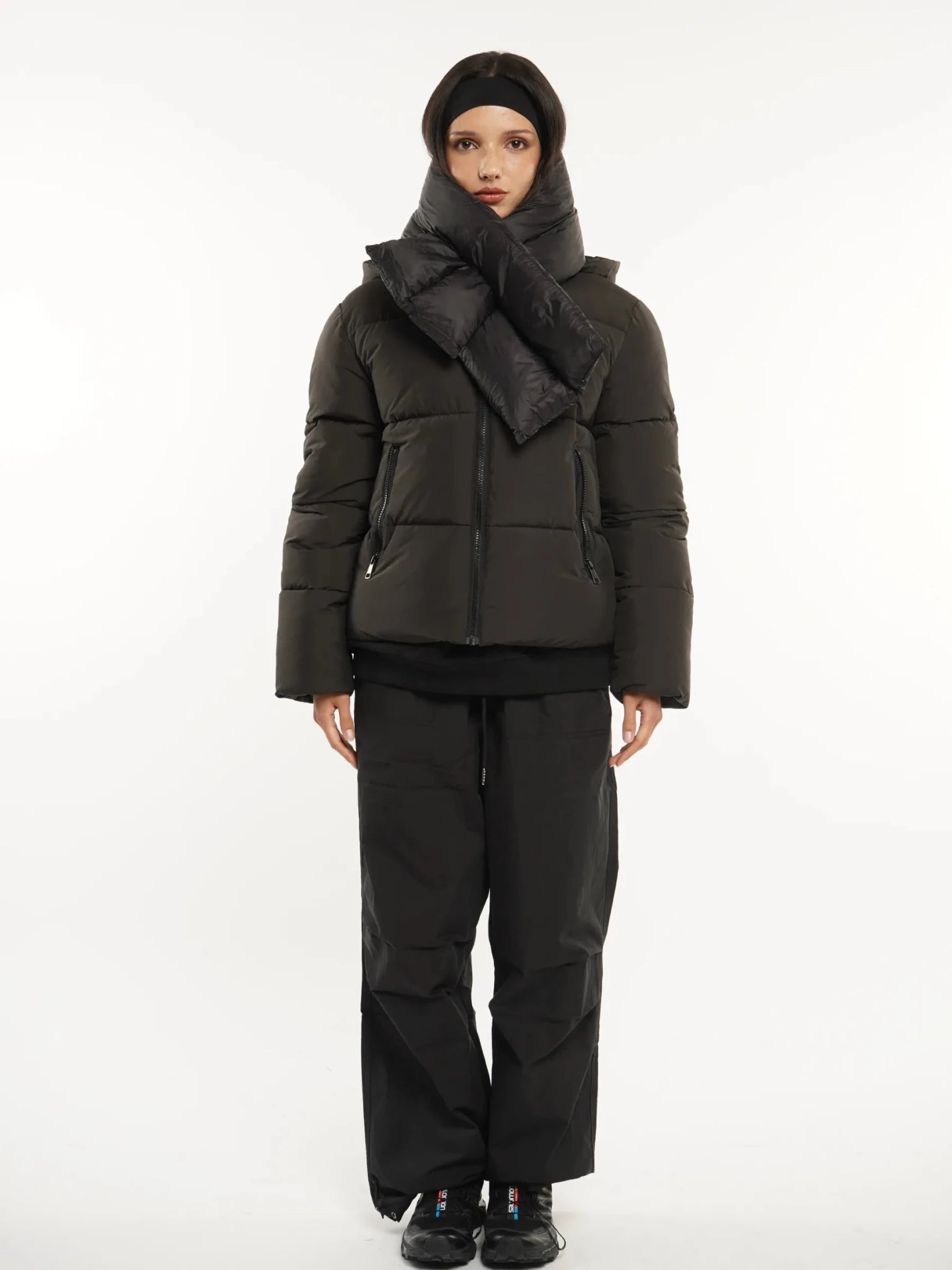 Super Cozy Padded Puffer Scarf