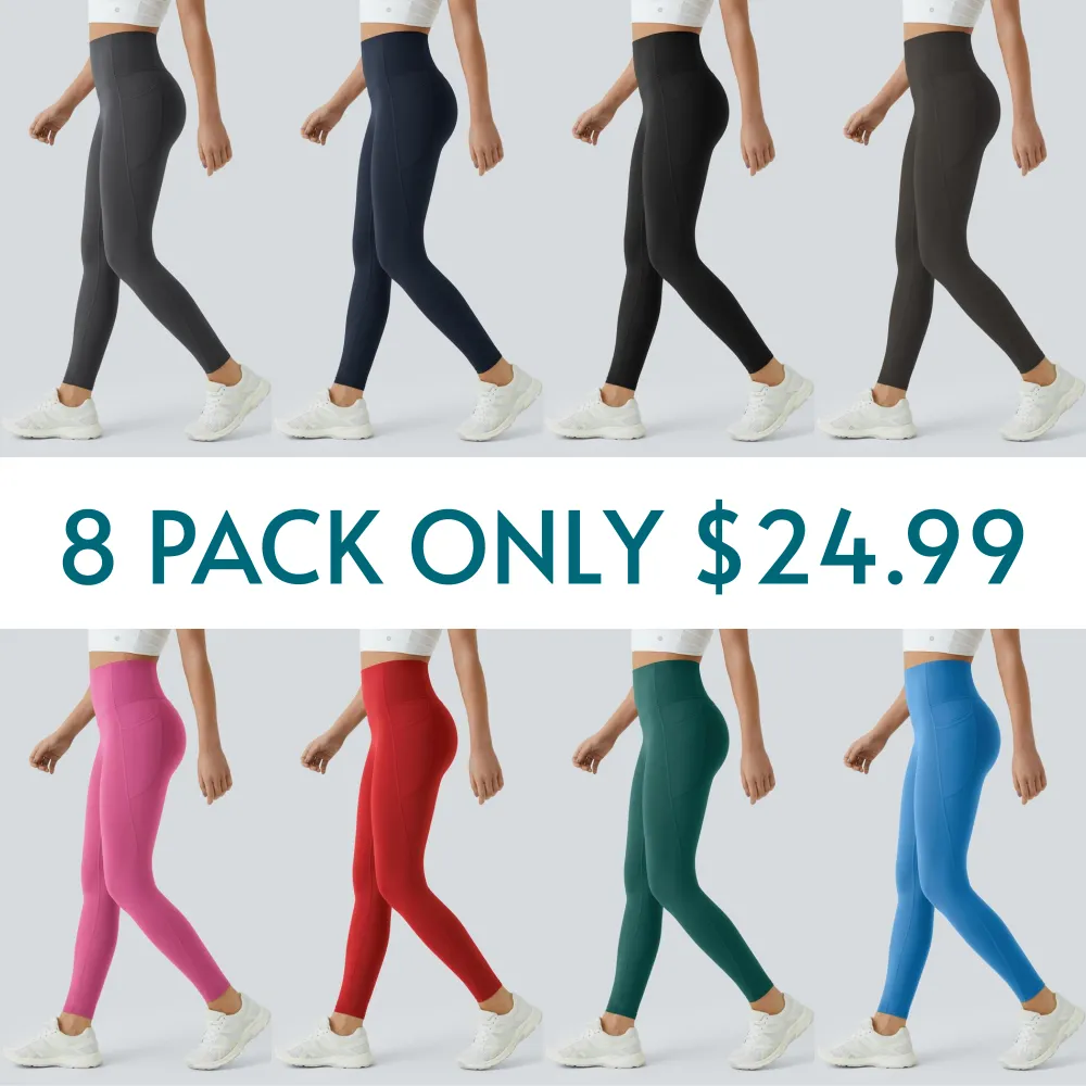 Tummy Control Side Pocket Shaping Leggings