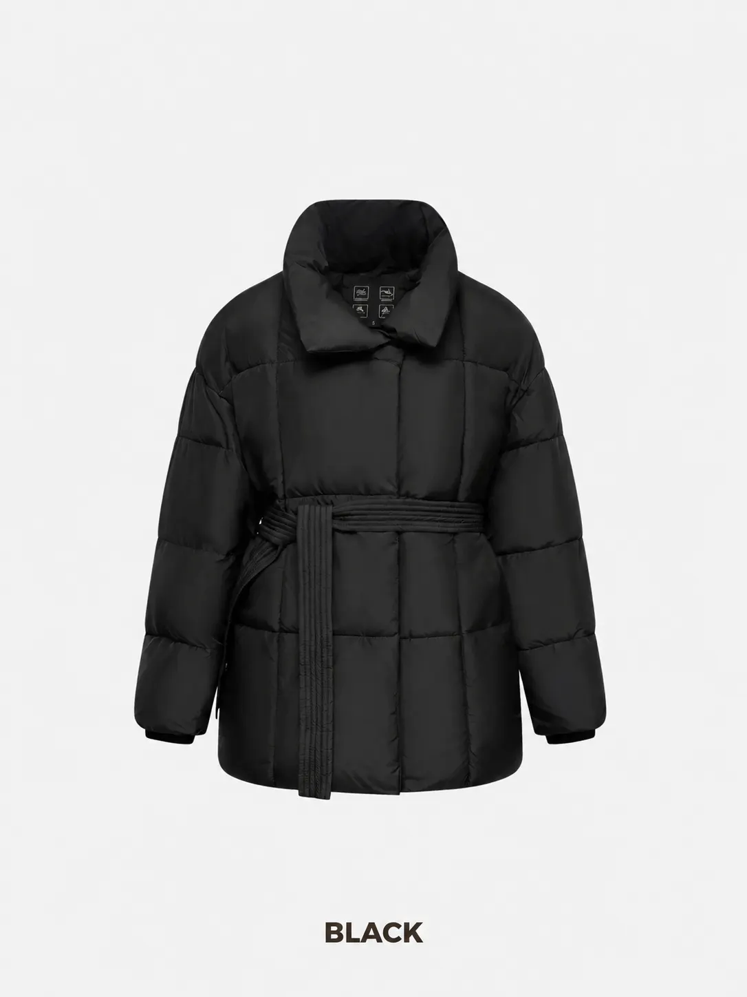 Premium Mid Length Belted Puffer Jacket Women Casual Coat