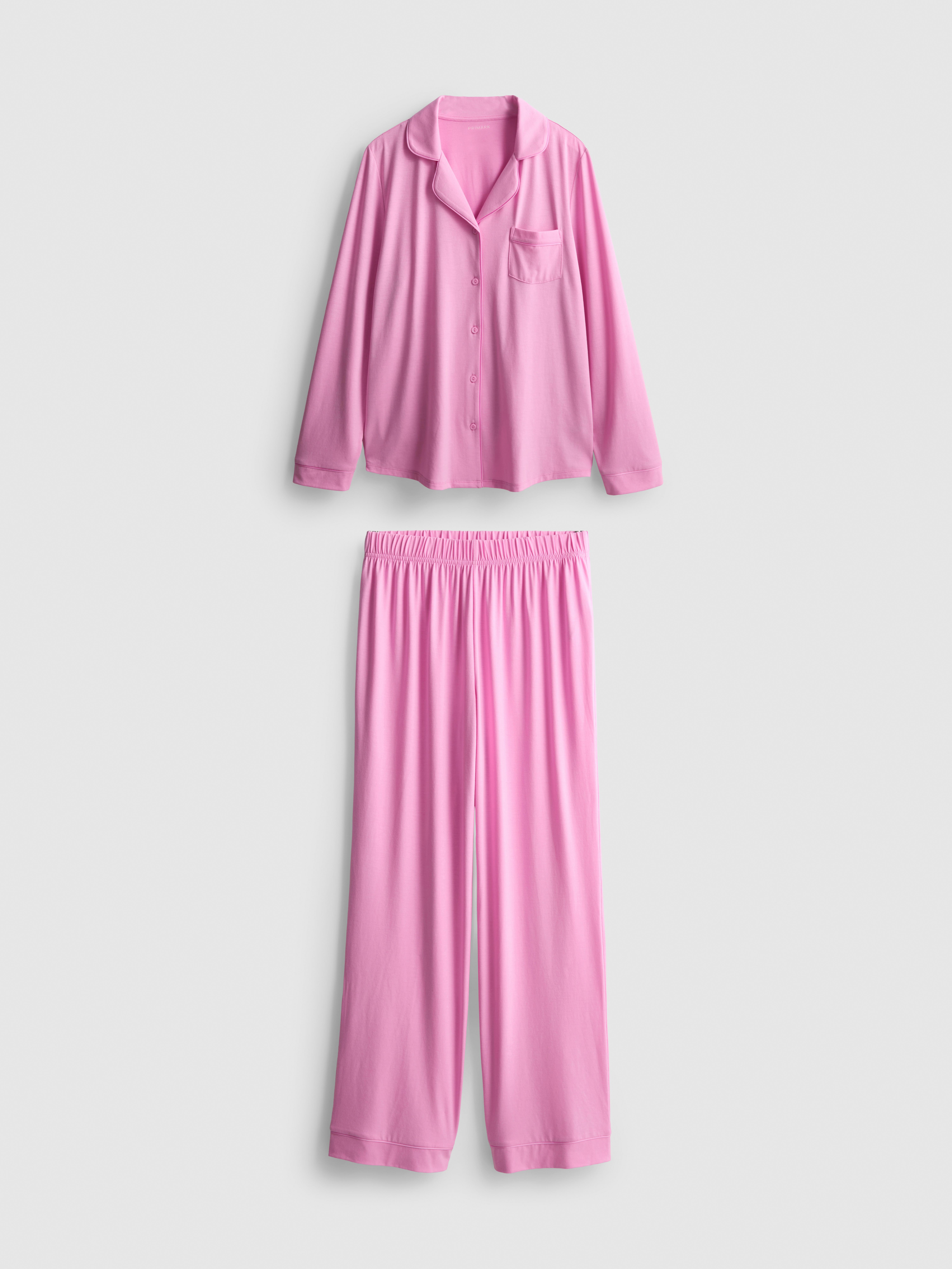 Pink Jersey Boyfriend Pajamas