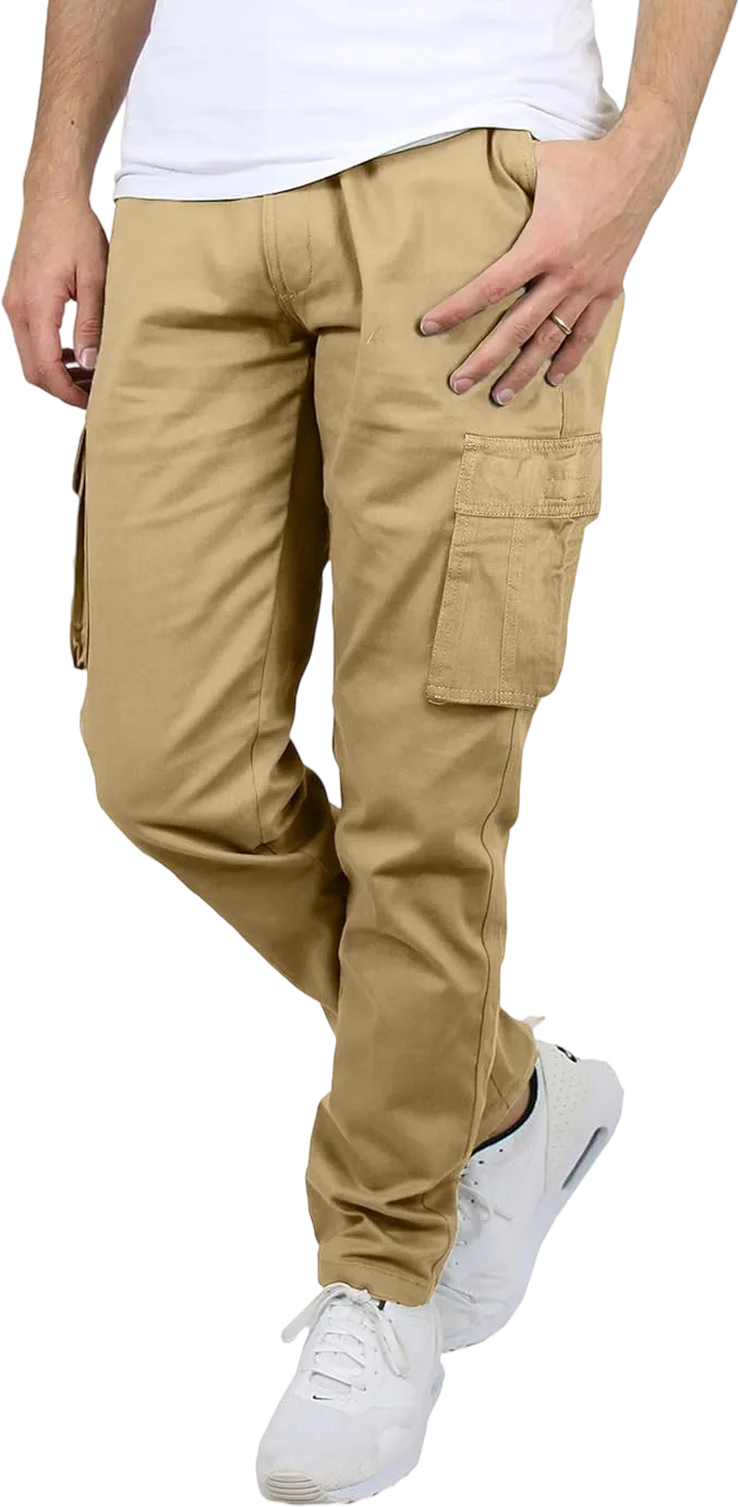 Men's Flex Stretch Cotton Cargo Pants