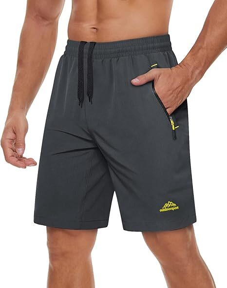 Men's workout running shorts(Pockets on both the front and back)