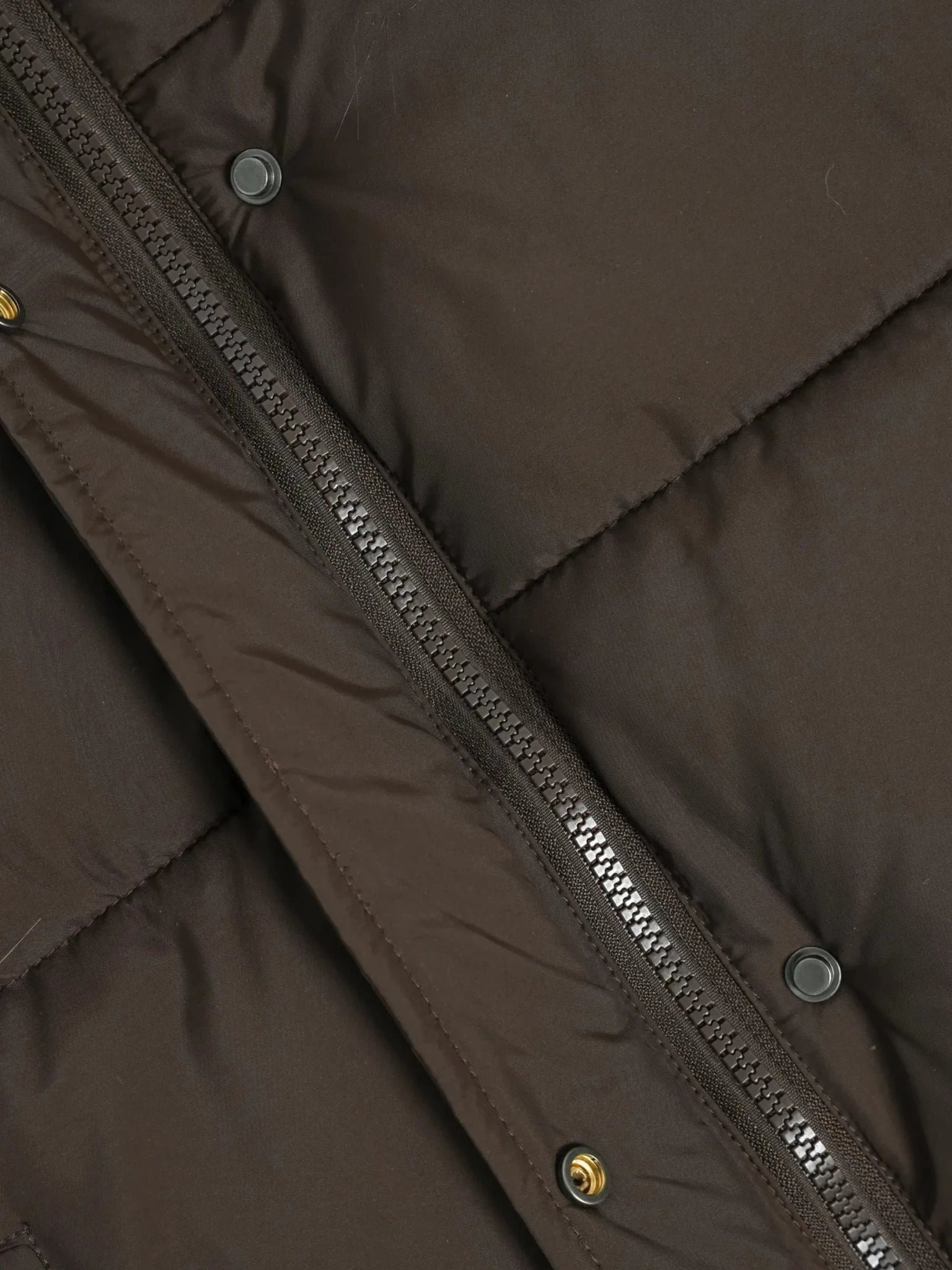 Premium Elegant Detachable Faux Fur Collar Puffer With Belt