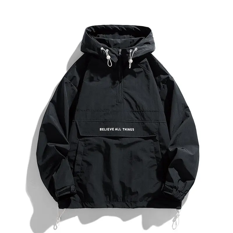 Men's Half Zip Windbreaker Jacket