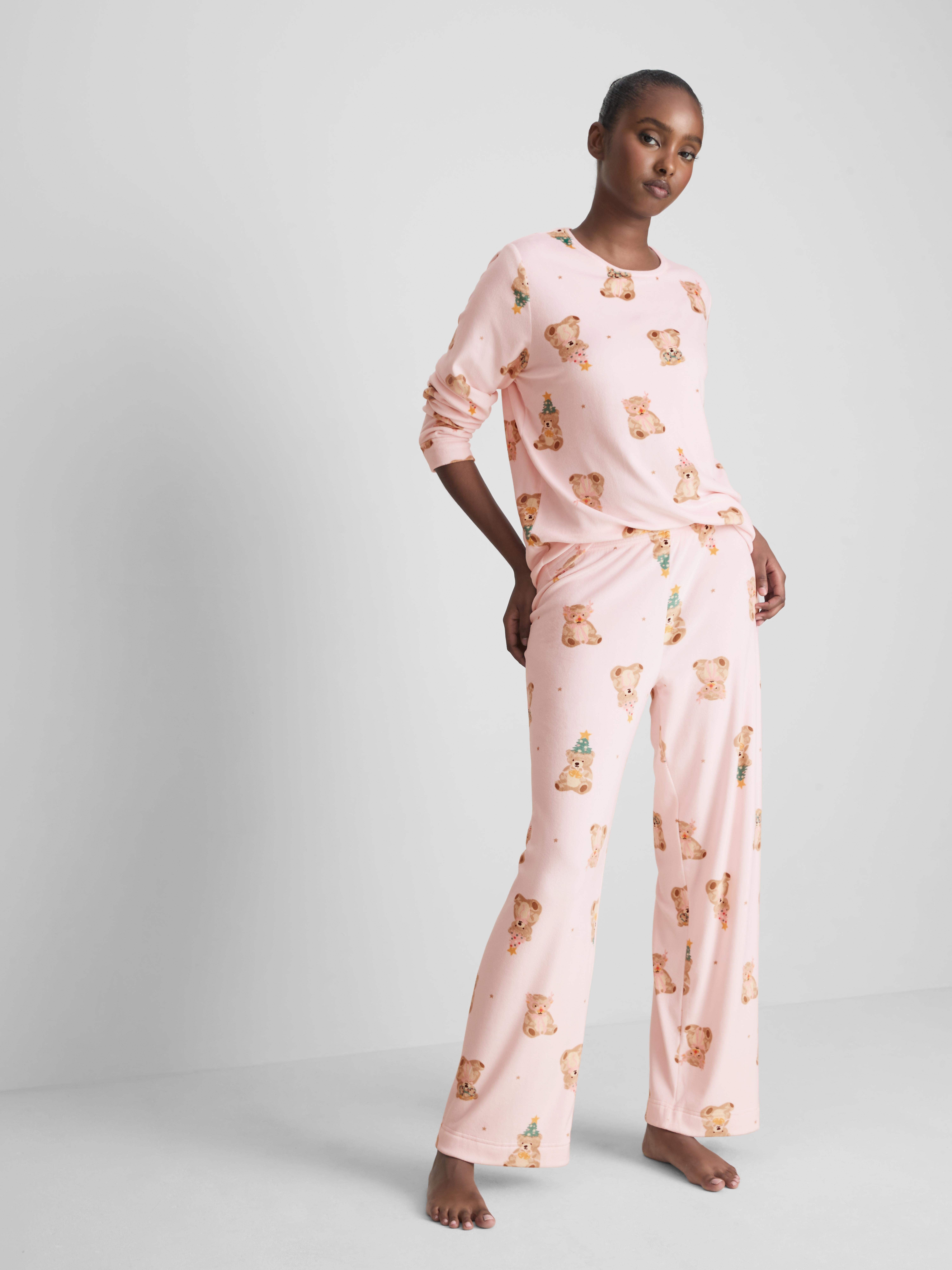 Plush Sweatshirt Bear Pajamas