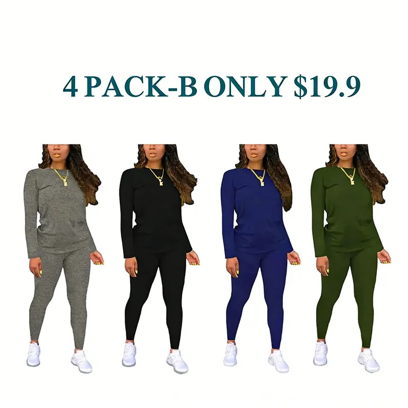 💥Clearance Sale⏰ Women's solid color elastic waist pants suit🔥