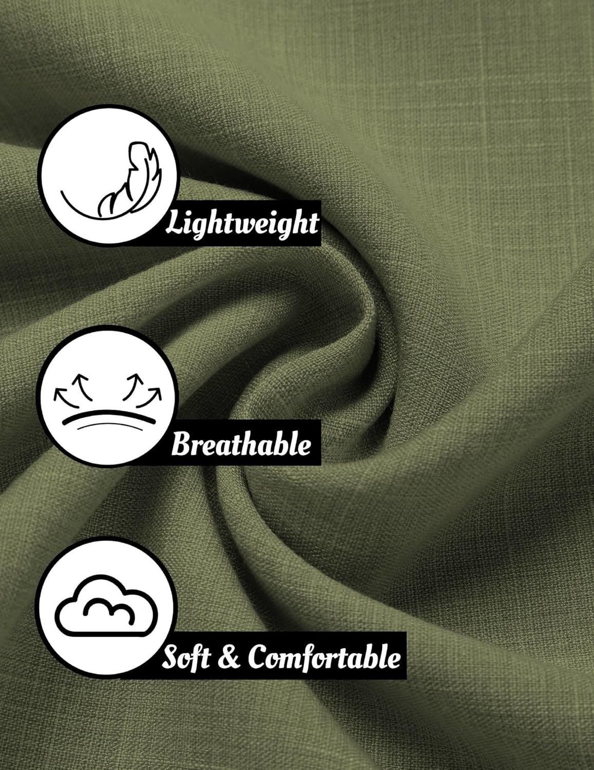 Men's Linen Shirts Short Sleeve Casual Shirts Button Down Shirt for Men Beach Summer Wedding Shirt