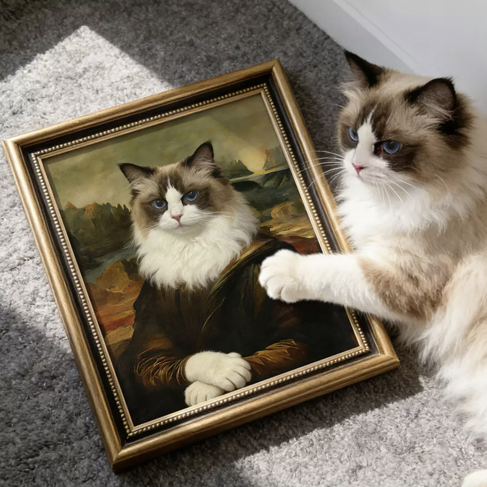 Classic Oil Pet Portrait