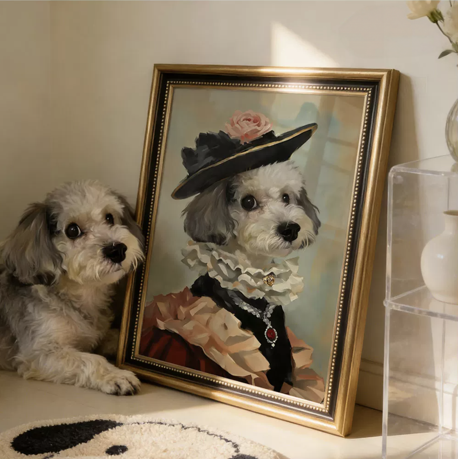 Classic Oil Pet Portrait