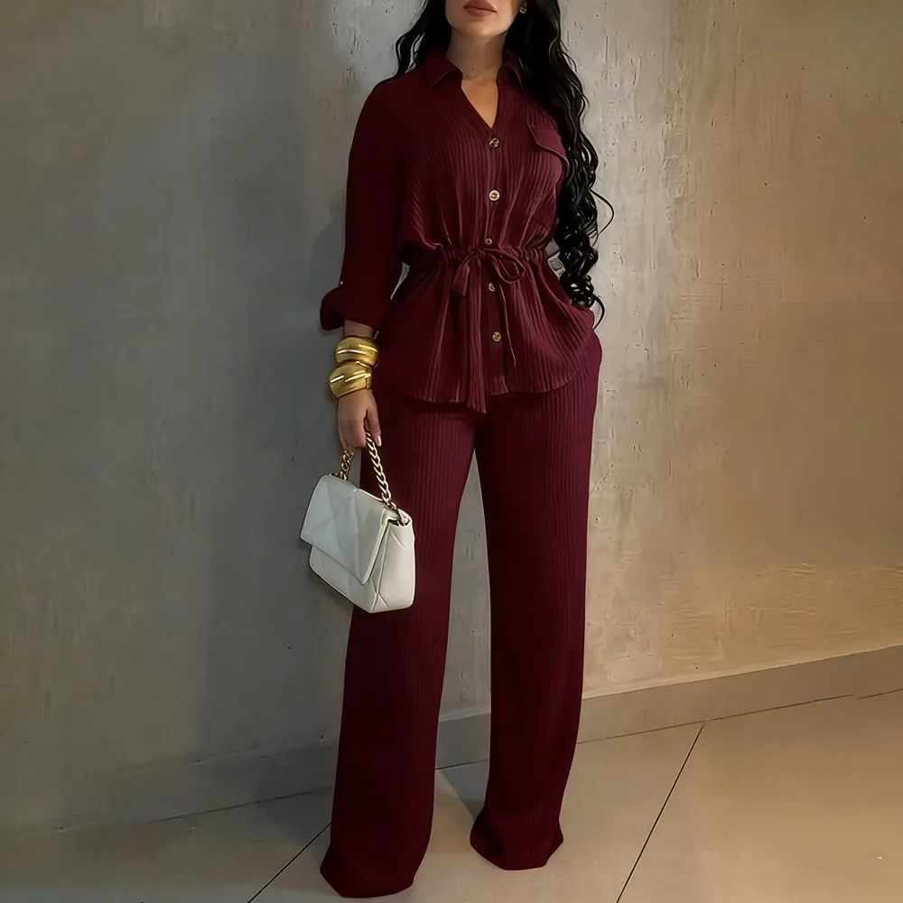 ⚡FINAL SALE⚡-Women's Retro-Style Two-Piece Commuter Suit