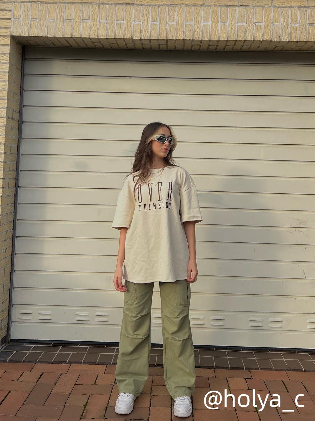 Denim Drawstring Cargo Pants