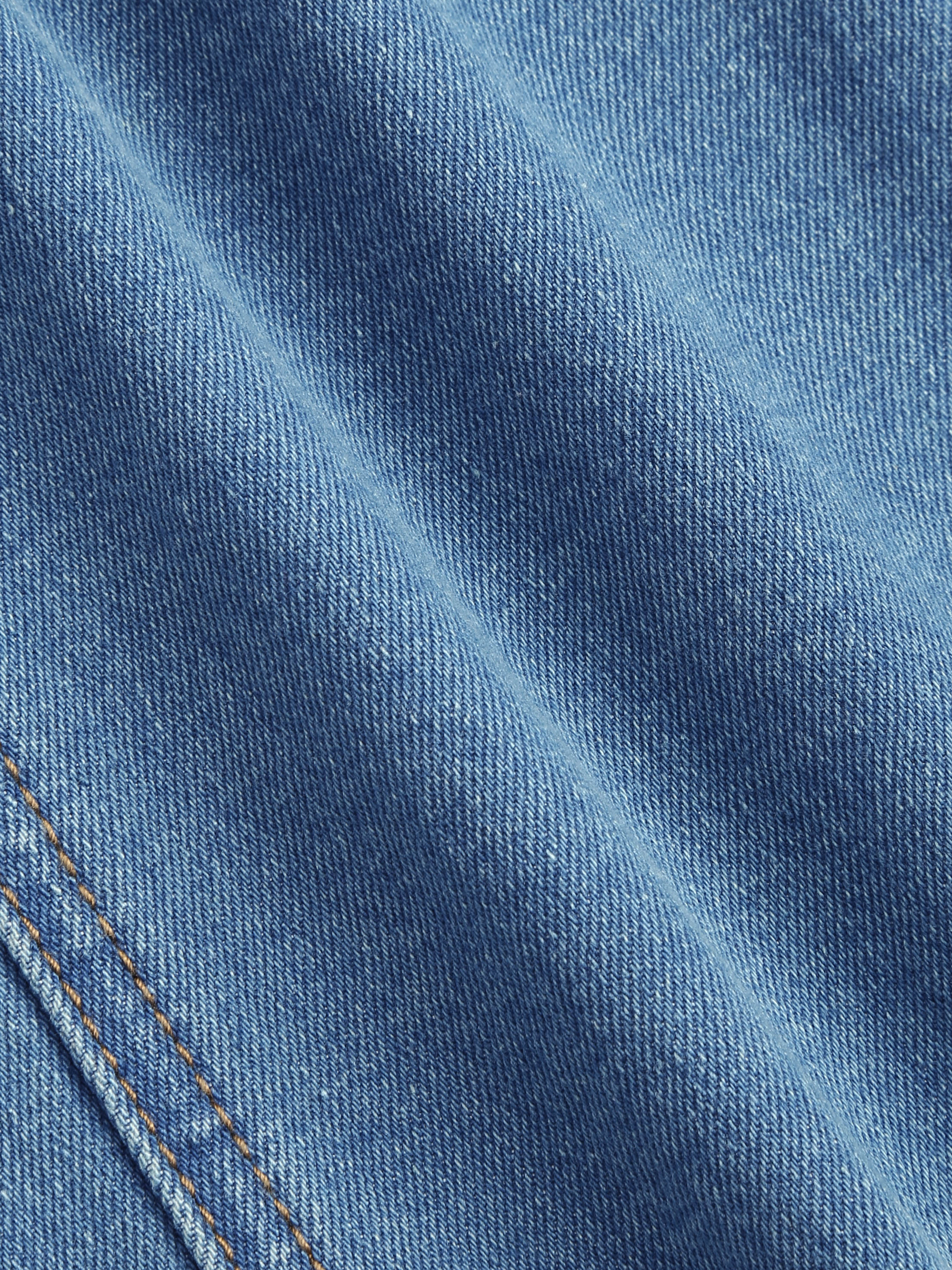 Stretch Denim High Waist Flared Jeans