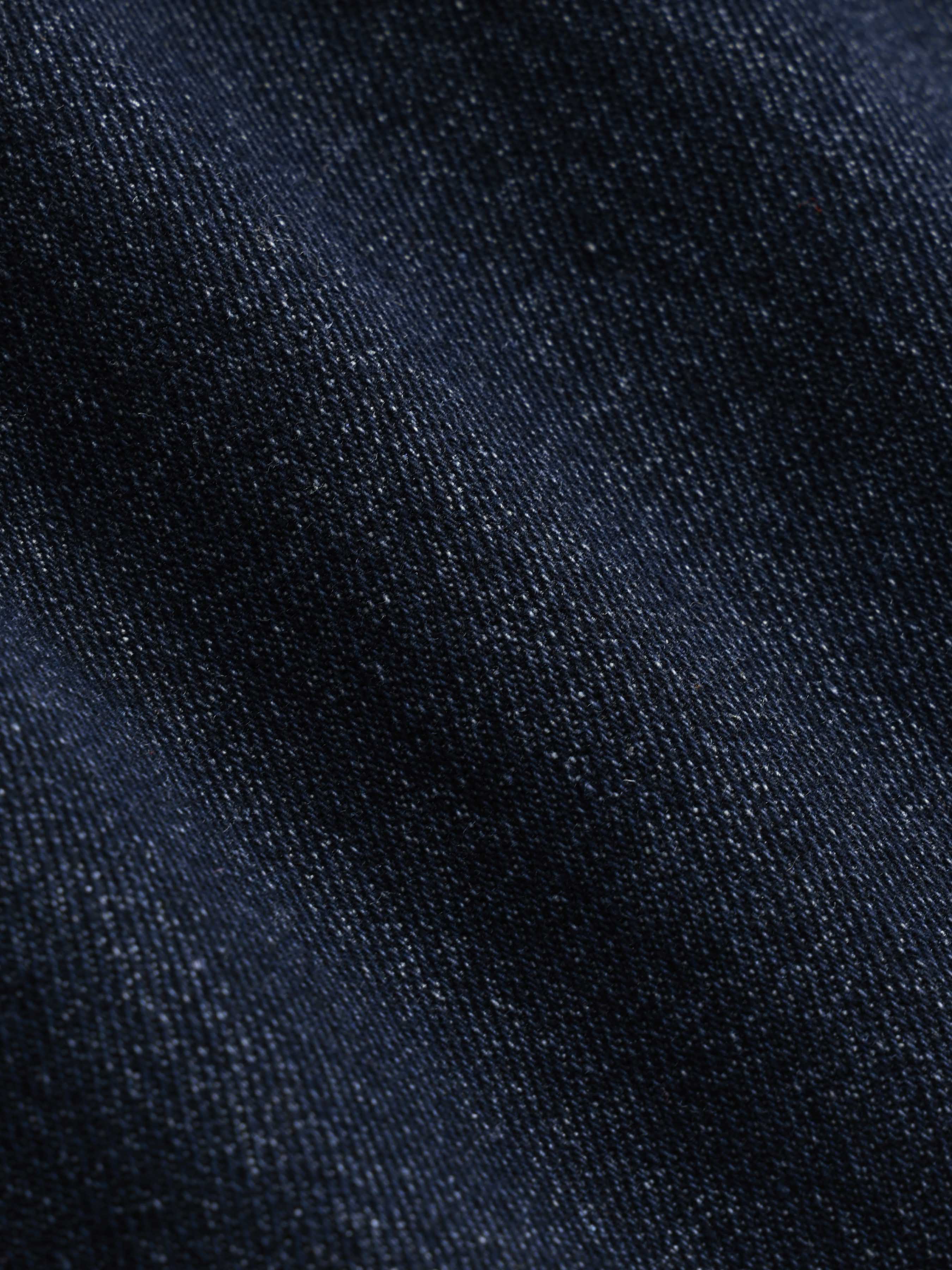 Mid Waist Pocket Straight Leg Jeans