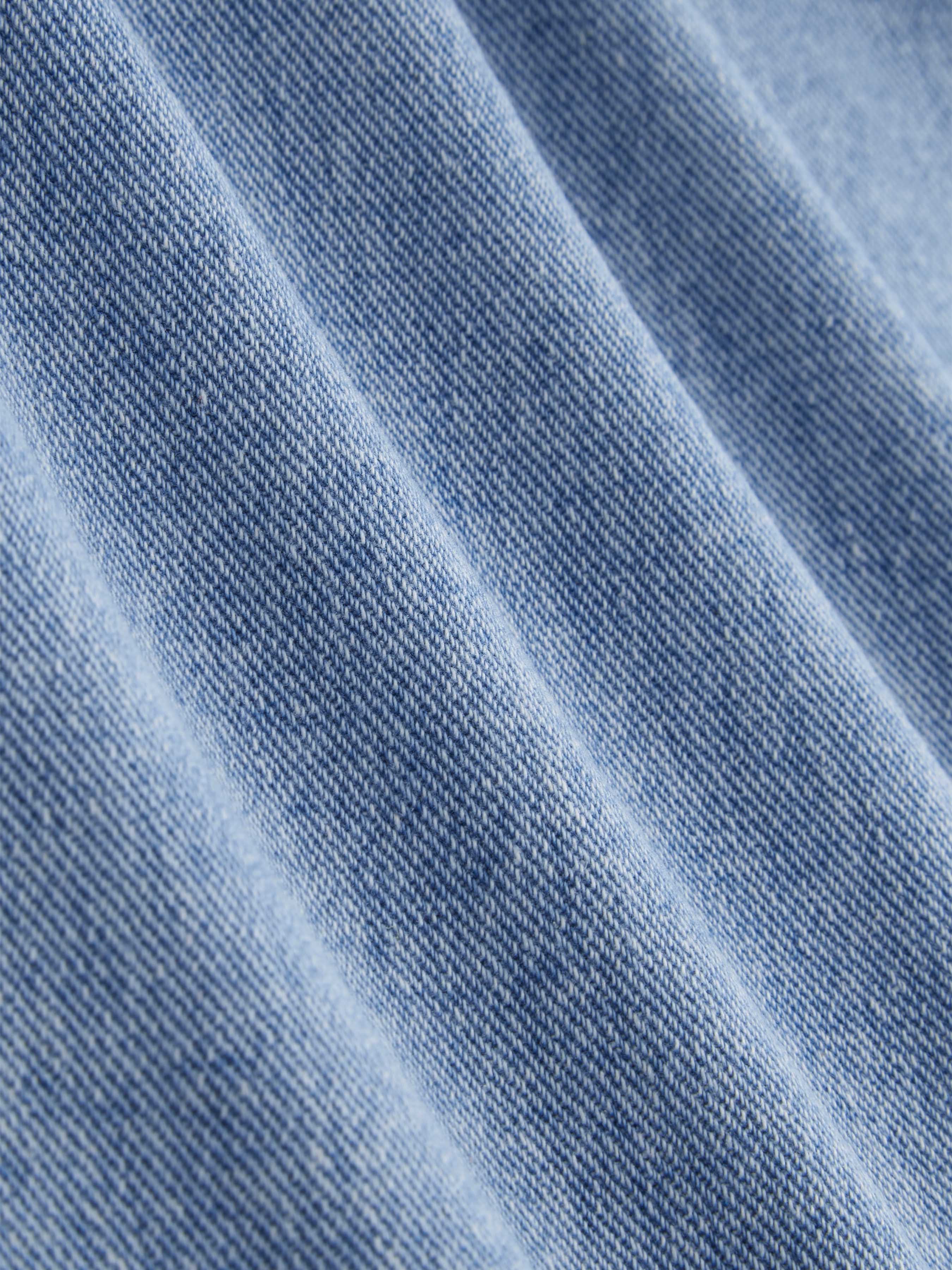 Denim Low-Rise Baggy Trousers - Light Blue