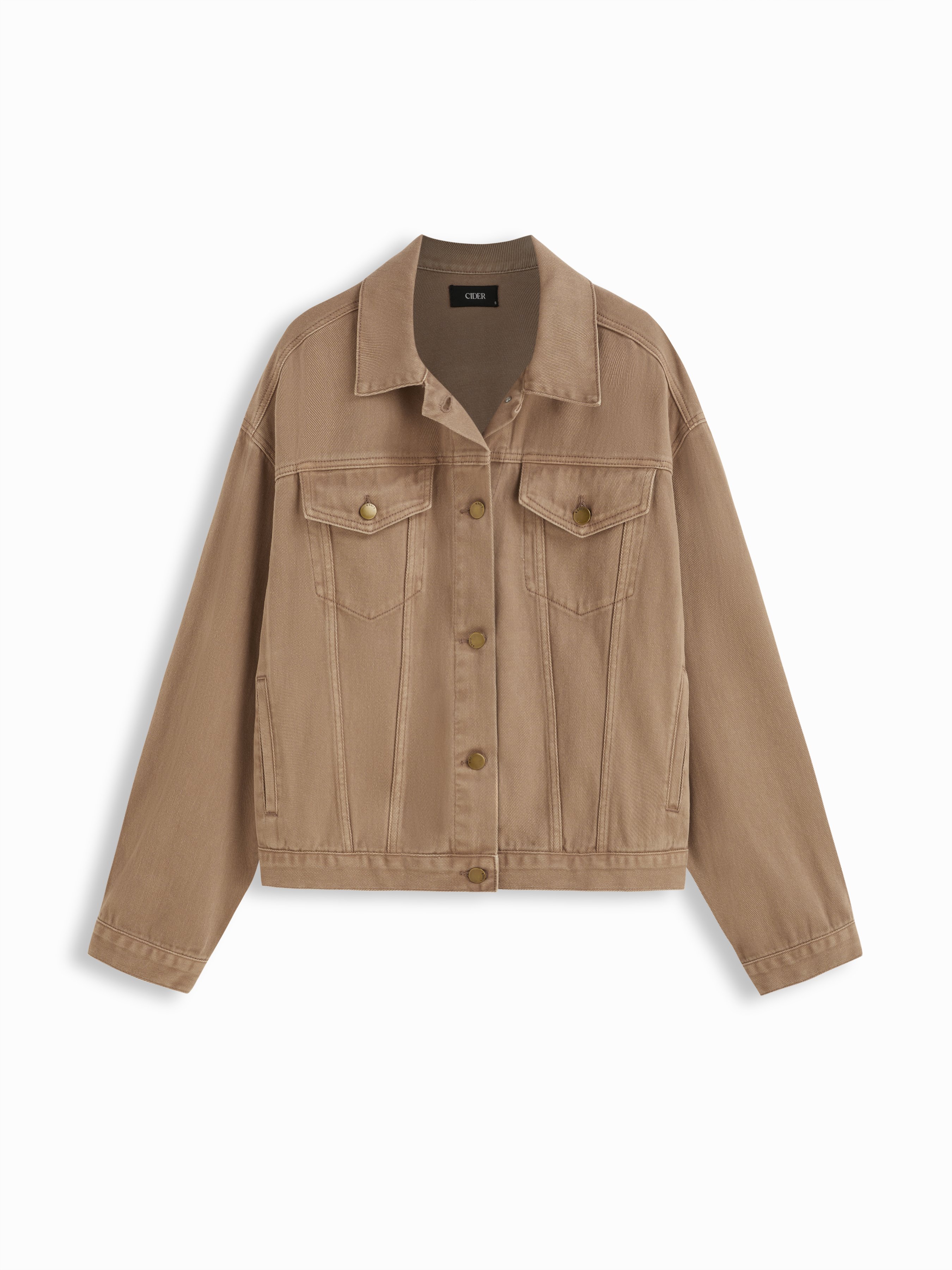 The Boyfriend Jacket - Washed Khaki