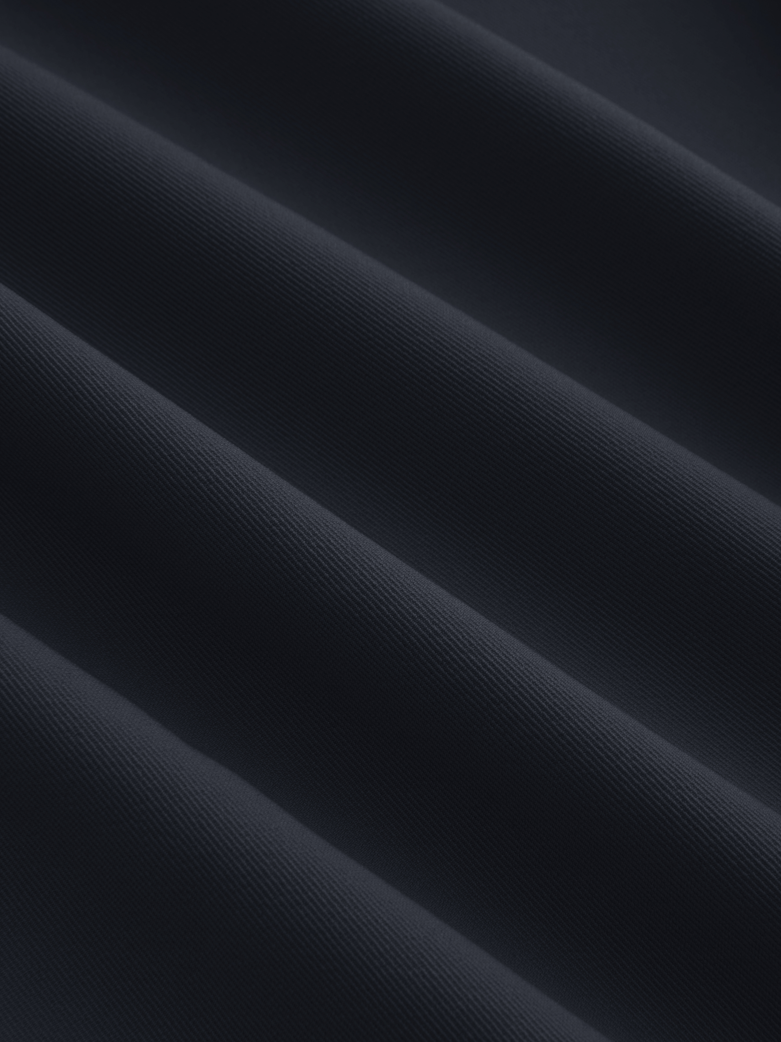 Mid Rise Tie Side Knotted Pleated Wide Leg Trousers - Dark Navy