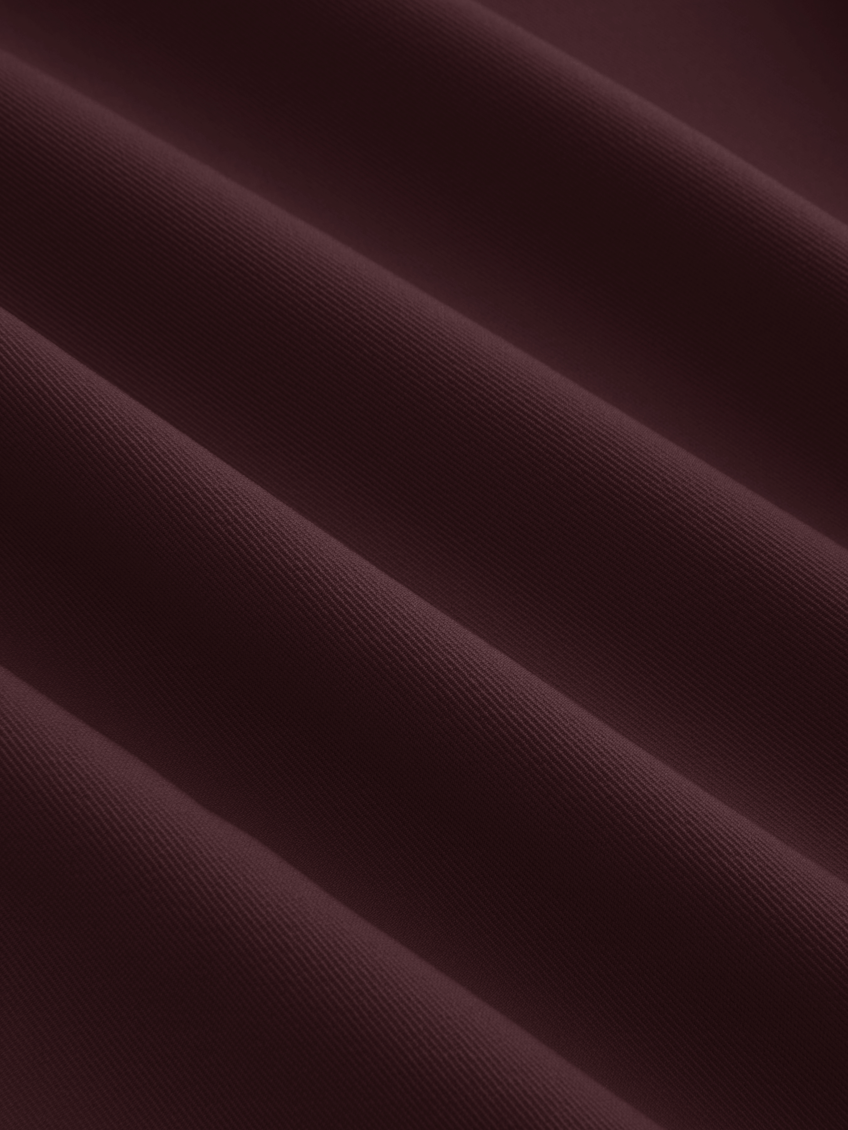 Mid Rise Tie Side Knotted Pleated Wide Leg Trousers - Burgundy
